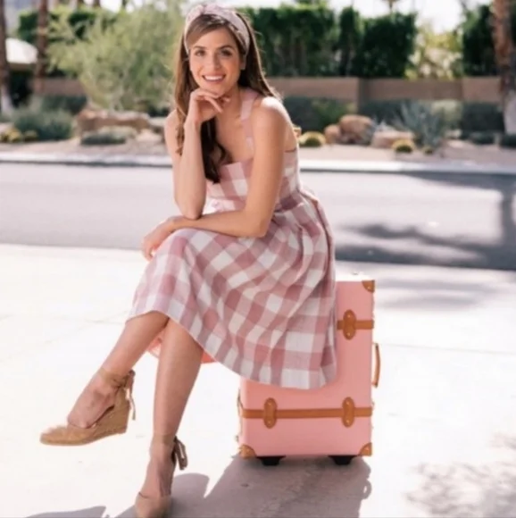 Gal Meets Glam Polly Ginham Dress - Picture 2 of 10